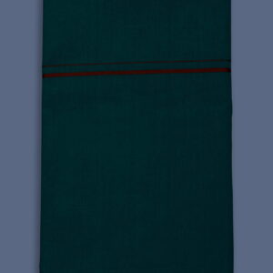 Aarupadaiyappa Men's Single Cotton Dhoti GREEN Color